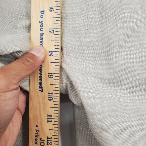 Ted Baker Raw Hem Jerome Pants Men Size 40 Regular NWT Wool Silk Linen Blend - Picture 11 of 15